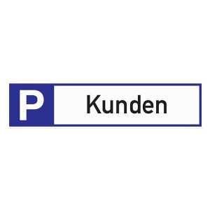 Parkplatz Kunden Parkplatzbeschilderung