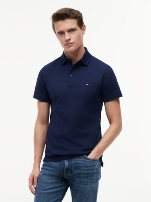 Tommy Hilfiger Mesh Polo - Navy