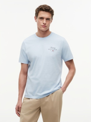 Tommy Hilfiger Script Stack T-Shirt - Blue
