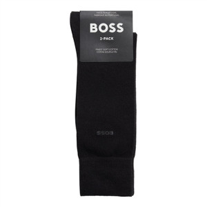 Boss 2 Pack Premium Socks - Black