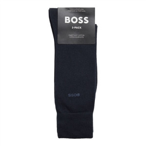 Boss 2 Pack Premium Socks - Navy