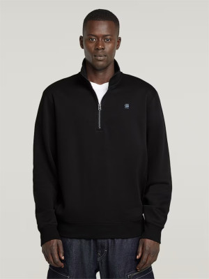 G-Star Premium Core Half Zip Sweat - Black