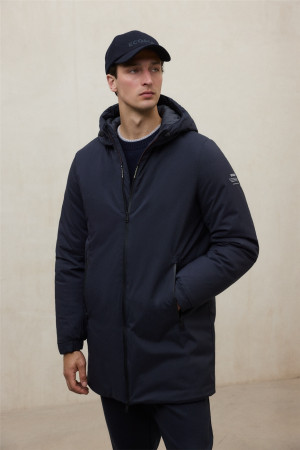 Ecoalf Pasu Jacket - Sustainable Style - Navy
