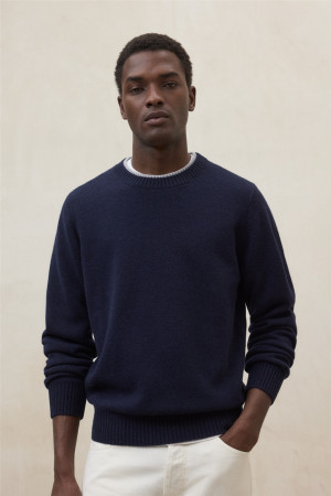 Ecoalf Marula Crew Neck Sustainable Knitwear - Navy