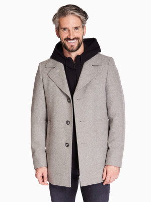 Marco Capelli Wool Coat - Grey