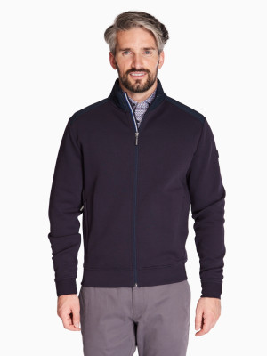 Marco Capelli Double Face Interlock Sweatshirt - Navy