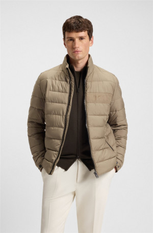 Boss H Cenitos Quilted Jacket - Brown
