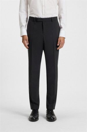 Boss Gio Suit Trousers - Black