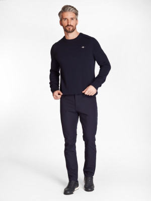 Gant Casual Cotton Crew Neck Jumper - Navy