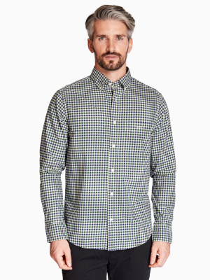 Gant Twill Gingham Shirt - Green