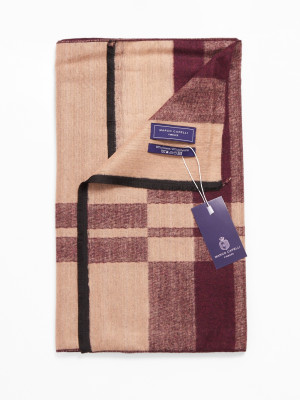 Marco Capelli Check Double Face Scarf - Red