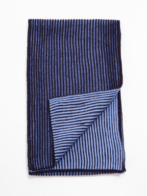 Marco Capelli Knitted Scarf - Navy