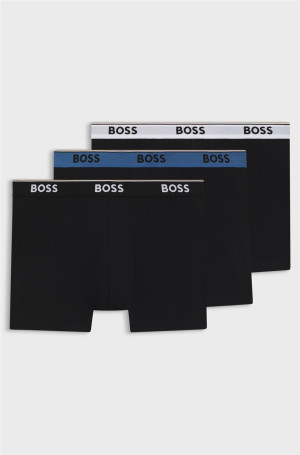 Boss 3 Pack Power Boxer Briefs - Black