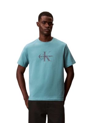 Calvin Klein Jeans Hero Monologo T-Shirt - Blue