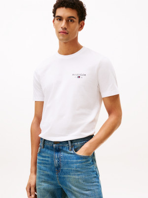 Tommy Hilfiger Brand Love Logo T-Shirt - White