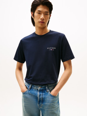 Tommy Hilfiger Brand Love Logo T-Shirt - Navy