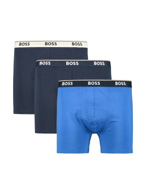 Boss 3 Pack Power Boxer Briefs - Blue