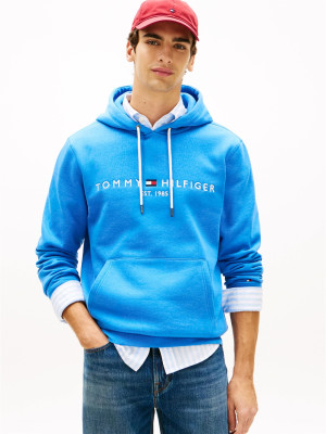 Tommy Hilfiger Tommy Logo Hoodie - Blue