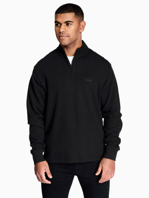 Boss Pe Hive Quarter Zip Sweatshirt - Black