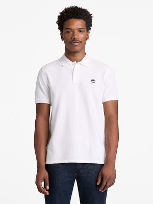 Timberland Millers River Pique Polo - White