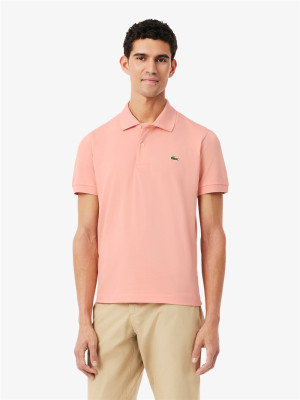 Lacoste Original Cotton Pique Polo - Orange