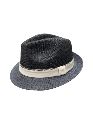 Bugatti Summer Fedora Hat - Navy