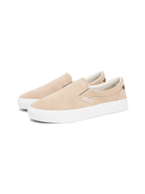 Tommy Hilfiger Cup Suede Slip On - Stone