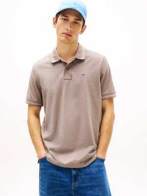 Tommy Jeans Tipped Polo - Khaki