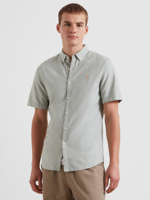 Farah Brewer Short Sleeve Shirt - Green