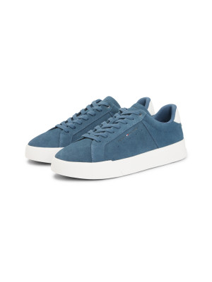 Tommy Hilfiger Court Suede Trainer - Blue