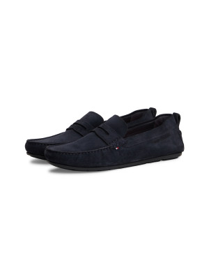 Tommy Hilfiger Casual Hilfiger Suede Driver - Navy