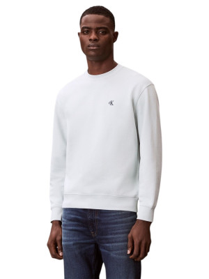 Calvin Klein Jeans Terry Crew Neck Sweatshirt - Pale Green