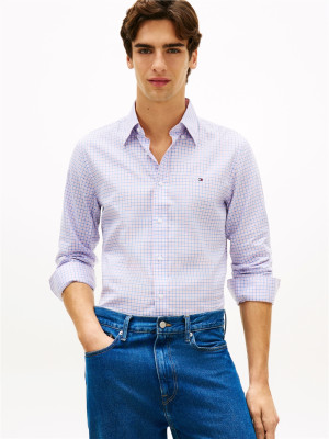 Tommy Hilfiger Oxford Business Check Shirt - Pink