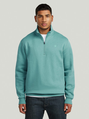 G-Star Premium Core Half Zip Sweat - Green