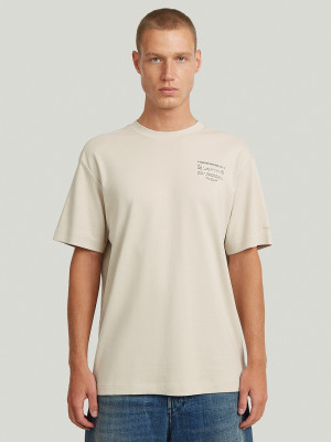 G-Star Script T-Shirt - Stone