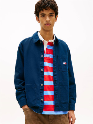 Tommy Jeans Essential Overshirt - Navy