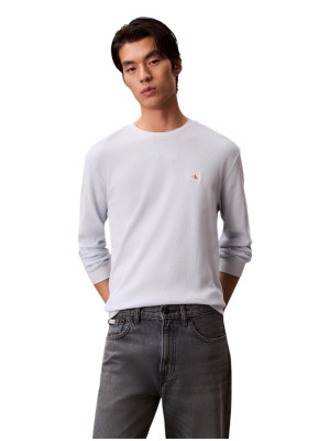 Calvin Klein Jeans Waffle Logo T-Shirt - Blue