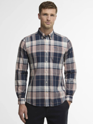 Barbour Newbridge Check Tailored Shirt - Navy