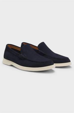 Boss Sienne Suede Loafer - Blue