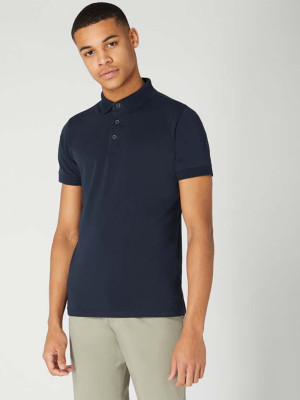 Remus Uomo Stretch Polo - Navy