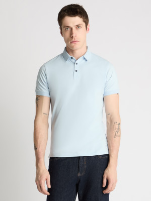Remus Uomo Stretch Polo - Blue