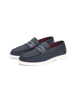 Tommy Hilfiger Nubuck Loafer - Navy