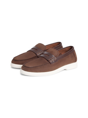 Tommy Hilfiger Nubuck Loafer - Brown