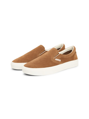 Tommy Hilfiger Cup Suede Slip On - Brown