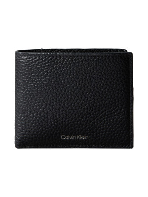 Calvin Klein Embossed Logo Billfold Wallet - Black