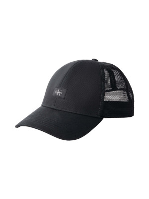 Calvin Klein Monologo Woven Patch Trucker - Black