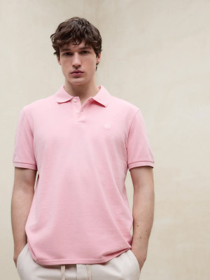 Ecoalf Tedan Regular Fit Polo Shirt - Pink