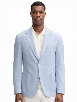 Strellson Herringbone Blazer - Blue