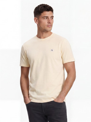 Calvin Klein Jeans Badge Jersey Classic T-Shirt - Yellow
