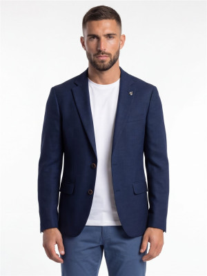 Marco Capelli Plain Blazer - Navy